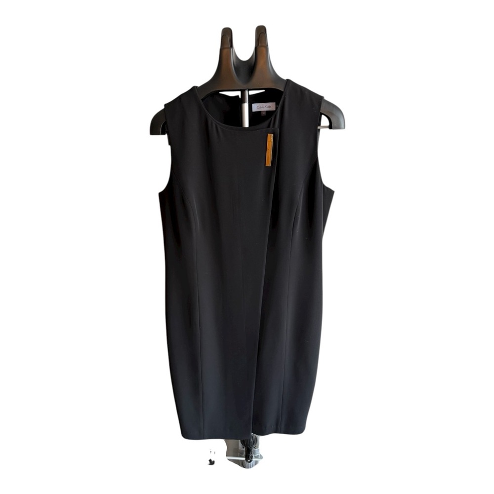 Calvin Klein Black Backless Dress